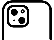 iPhone 13 mini カメラ レンズの数 センサーサイズ