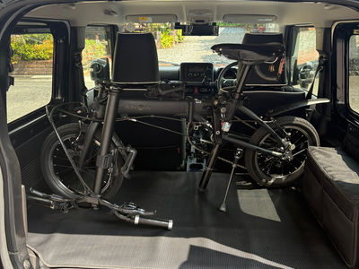 折りたたみ 自転車 サイクリング 輪行 軽自動車 積み方 乗せ方 車載
